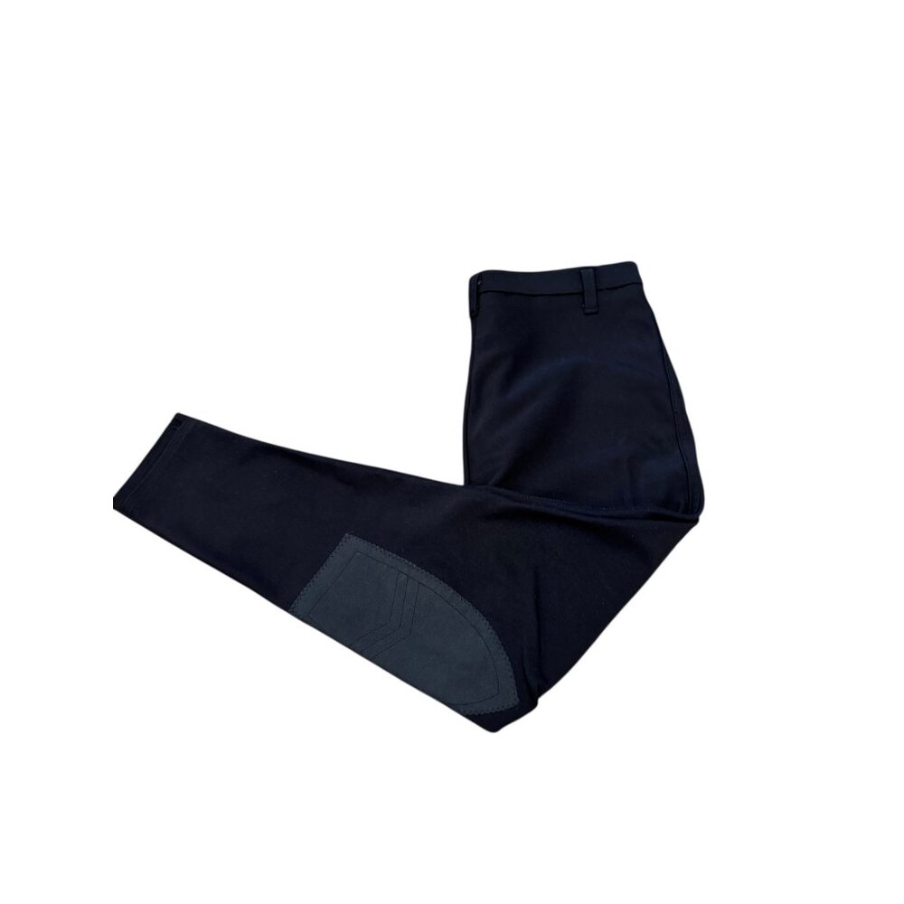 Women’s Black Riding Pants – Knee Patch Equestrian Breeches